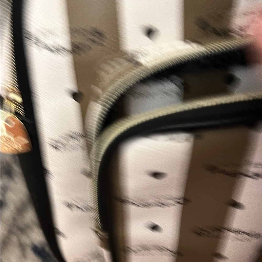 Betsey Johnson Heart Logo Backpack in White and Tan NWOT - Picture 4 of 8